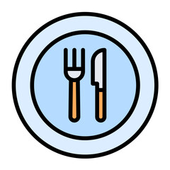 Sticker - Cutlery Icon