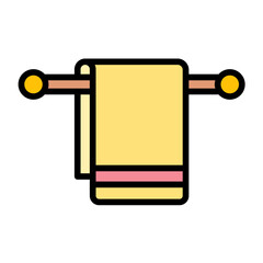 Sticker - Bath Towel Icon