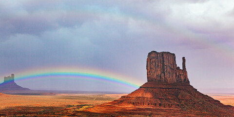 Canvas Print - Gorgeous bright rainbow