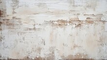Abstract White Old Peeling Paint Grunge Background 