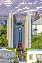 Canvas Print - Akureyri, Iceland