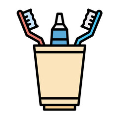 Poster - Tooth Brushes Icon