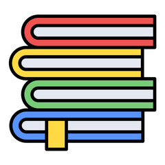 Sticker - Books Icon