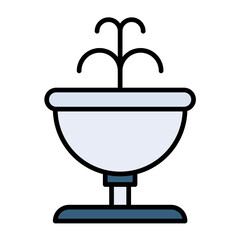 Sticker - Fountain Icon