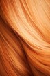 © Владимир Солдатов - Close-up image of red hair texture. AI generation.