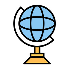 Sticker - Globe Stand Icon