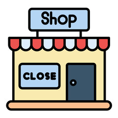 Canvas Print - Shop Close Icon