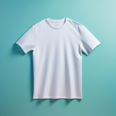 Wall Mural - A minimalistic product photo of a white blank sweatshirt, mockup shirt