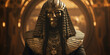 Egyptian god Thoth, one of the deities of the mythological gods of Egypt. Generative AI