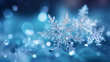 © Katrin_Primak - Large photo of snowflakes, winter theme