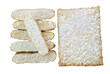 © jobi_pro - Whole and Sliced Fresh Tempeh, a High Plant Protein Source Isolated on Transparent Backdrop, PNG File