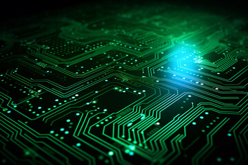 Circuit board electronic chips or electrical line engineering technology concept background