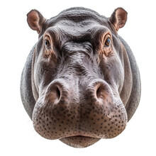 Hippopotamus Isolated On Transparent Background Cutout