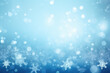 © evening_tao - Christmas snowflake blue background material