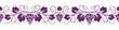 Grapes vine seamless horizontal pattern. Decorative illustration for grape juice or wine label, banner design.