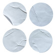 White round paper stickers