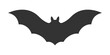 Art Flying black bat on a white background. Holiday vector illustration Halloween.& Illustration