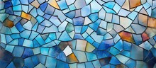 Background With Textured Mosaic Tiles