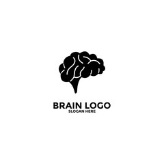 Brain Logo design vector template. Think idea concept. Brain storm logo icon