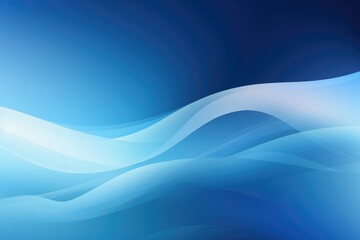 Wall Mural - a vibrant blue and white abstract background with flowing wavy lines