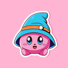 Cute Kirby Character Illustration