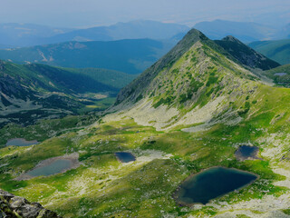 Wall Mural - Scenic summer landscape in Retezat Mountains, Romania, Europe