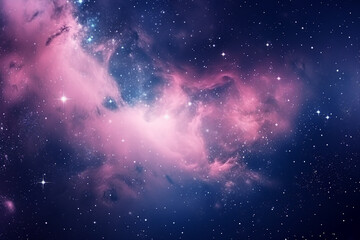 Wall Mural - generative ai collage image picture of beautiful cosmic scenery with stars planets moon galaxy conce