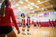 © Andrii  - Vibrant High School Volleyball Match