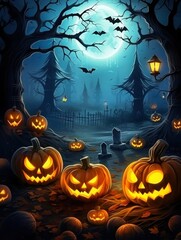 Happy halloween, kids will enjoy the halloween festival, the ghosts will come out on the halloween festival.Generative Ai