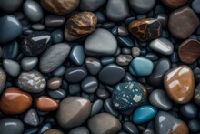 Pebbles On A Beach