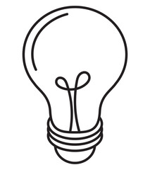 Poster - light bulb design