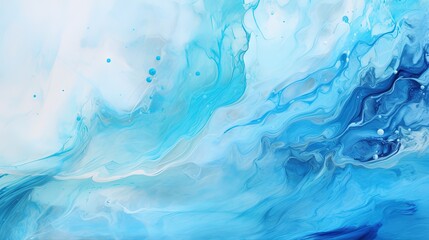 Cyan Watercolor Background ideal for Creative Wallpaper