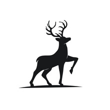 Deer Silhouette, Wild Deers, Deer Logo