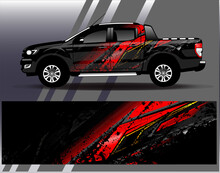 Race Car Wrap Decal Designs. Abstract Racing And Sport Background For Car Livery Or Daily Use Car Vinyl Sticker