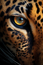 Close Up Of Leopard Eye