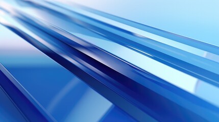 Wall Mural - A close up of a blue glass surface. Generative AI.