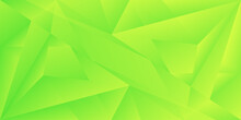 Modern Geometric Lowpoly Green And Yellow Gradient Abstract Background