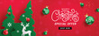 © ZeinousGDS - Merry christmas sale vector banner design. Christmas special offer text with paper cut pine tree elements for seasonal promotion advertisement background. Vector illustration promo discount voucher.