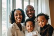 © Lumos sp - child family mother portrait father woman happy daughter son man girl female black american african  love together boy  parent  generative ai