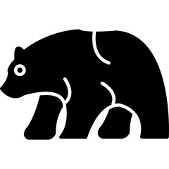 Wall Mural - Bear Icon