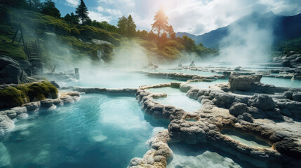 Hot Spring Landscape