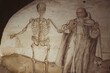 Wigry Camaldolese monastery catacombs, wall painting entitled 