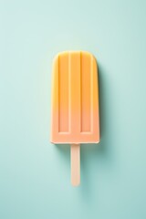 Wall Mural - Summer Colored Ice Cream Popsicle.
Straightforward Sorbet on a Stick.
Super Sweet Sensation Icicle.