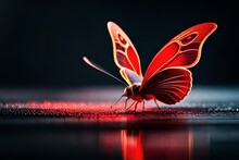 Butterfly On A Flower