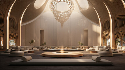 Sticker - Interior Design of Modern Mosque