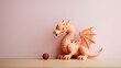 Wooden dragon figurine