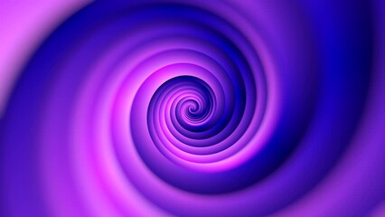 Wall Mural - Minimal spiral in infinite rotation. Abstract background in purple color. Dizzy concentric pattern. Retro backdrop for event, party, carnival, celebration, anniversary or other. Seamless loop.