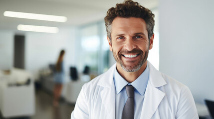 Portrait of a doctor in his office