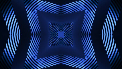 Poster - Hypnotic relaxing crossed lines forming square shapes. Design. Stretching pattern of colorful hypno lines.