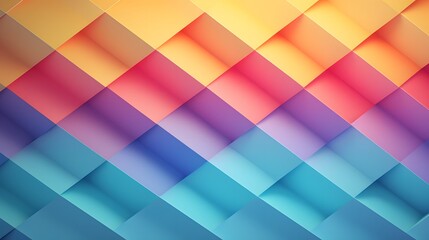 Wall Mural - colorful abstract geometric background